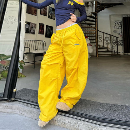 Bent Knife Parachute Pants Loose Street Dance Jazz Dance Sports Casual Pants