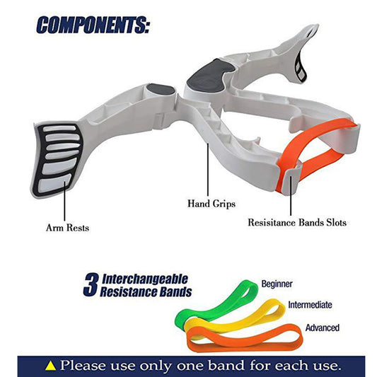 Useful Armor Upper Body Hand Grip Strength Brawn Training Device Wonder Arm Forearm Wrist Force Fitness Gym Exercise Equipment - GabyFit Goods