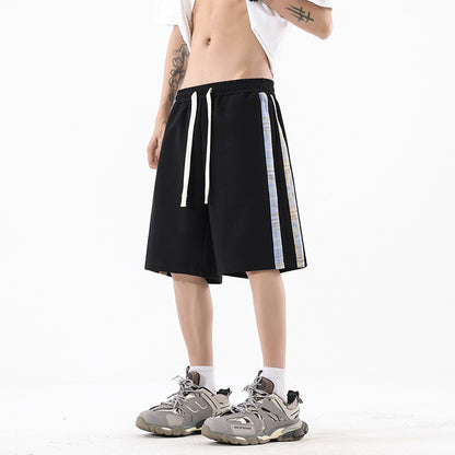 Men's Outdoor Sports Straight Drawstring Dance Shorts