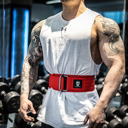 Fitness Waist Protection Squat Professional Adjustable Aerobic Support Velcro Strength Training Belt Hard Pull Weight Lifting - GabyFit Goods