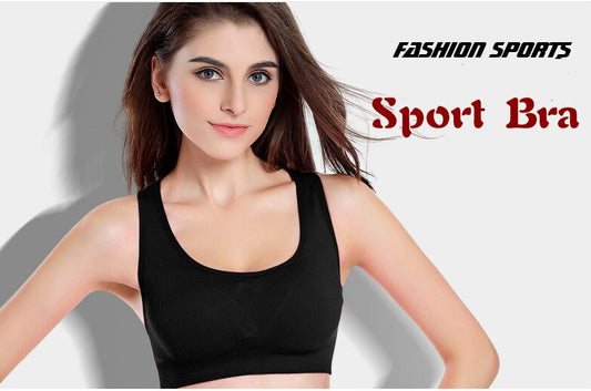 Women sport Bras  Sexy Seamless Yoga Shirts Sport Bra Top Comfortable Bra Push Up for Sports Sleep Fitness Clothing 5 color - GabyFit Goods