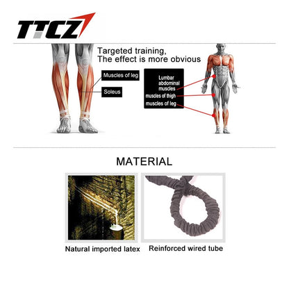TTCZ Fitness Bounce Trainer Rope Resistance Band  Basketball Tennis Running Jump Leg Strength Agility Training Strap  equipment - GabyFit Goods