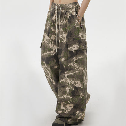 Hip hop wide leg street dance straight leg casual pants