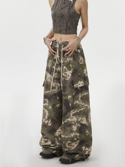 Hip hop wide leg street dance straight leg casual pants