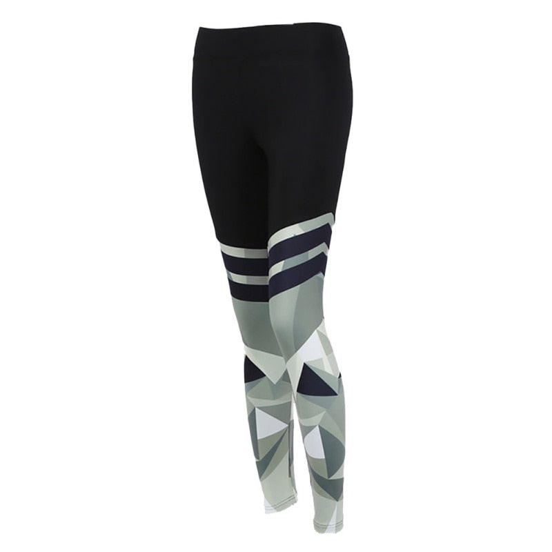 Harajuku Push Up Fitness Legging Camouflage Stripe Bodybuilding Women's leggings Sportswear Athleisure Female Pant Sale - GabyFit Goods