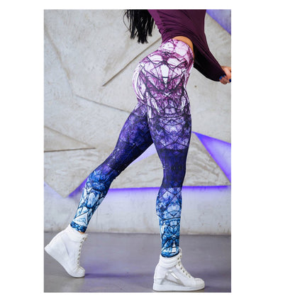 Women Yoga Pants High Elastic Fitness Sport Leggings Tights Slim Running Sportswear Sports Pants Quick Drying Training Trousers
