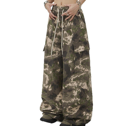 Hip hop wide leg street dance straight leg casual pants
