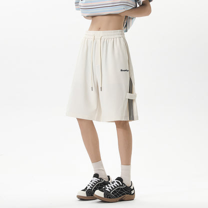 Men's Summer Thin Outdoor Sports Shorts Loose Casual Mid-Length Pants