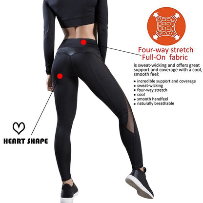 New Women Yoga Pants Push Up Fitness Gym Sports Leggings Running Mesh Yoga Leggins Seamless Training Pants Femme High Waist
