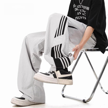 Summer thin cool sports loose wide leg pants