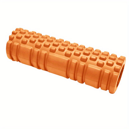 1pc Grid Style Massage Roller, 30×8cm Yoga Balance Hollow Column, For Muscle Massage, Physical Therapy & Exercise Rehabilitation