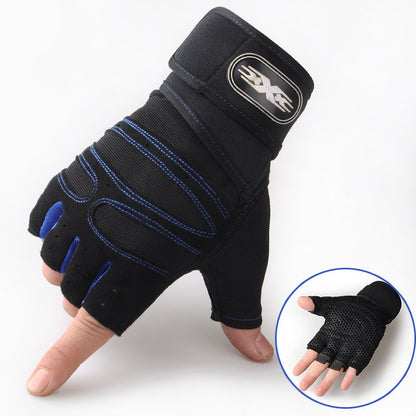 Weight-Lifting Half-Finger Gloves Men's Sports Fitness Equipment Outdoor Cycling Gloves