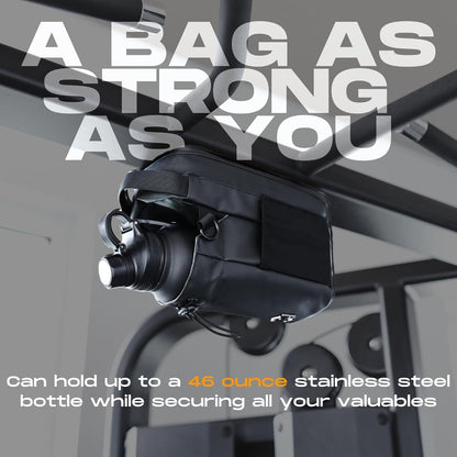 MagBag™ compact design for carrying phone, keys, and bottle