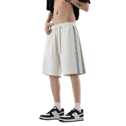 Men's Outdoor Sports Straight Drawstring Dance Shorts