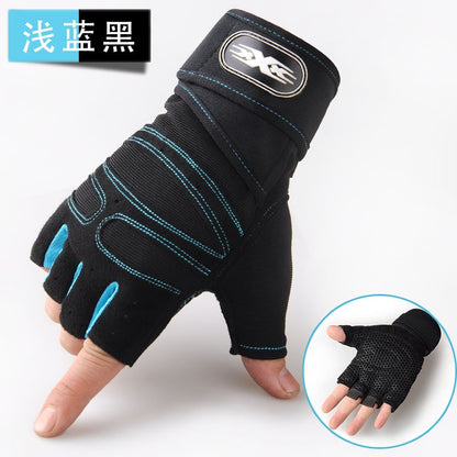 Weight-Lifting Half-Finger Gloves Men's Sports Fitness Equipment Outdoor Cycling Gloves