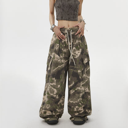 Hip hop wide leg street dance straight leg casual pants