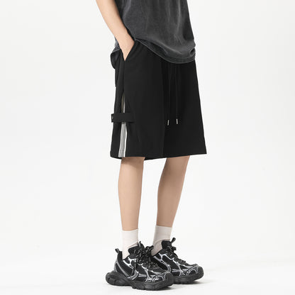 Men's Summer Thin Outdoor Sports Shorts Loose Casual Mid-Length Pants