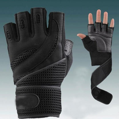Men Gym Body Building Training Brand Fitness Gloves - GabyFit Goods