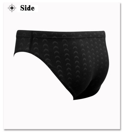 Shark Skin Swim Competition Boxer Briefs Men Sport Trunks Swimwear Quick Dry Swimsuit