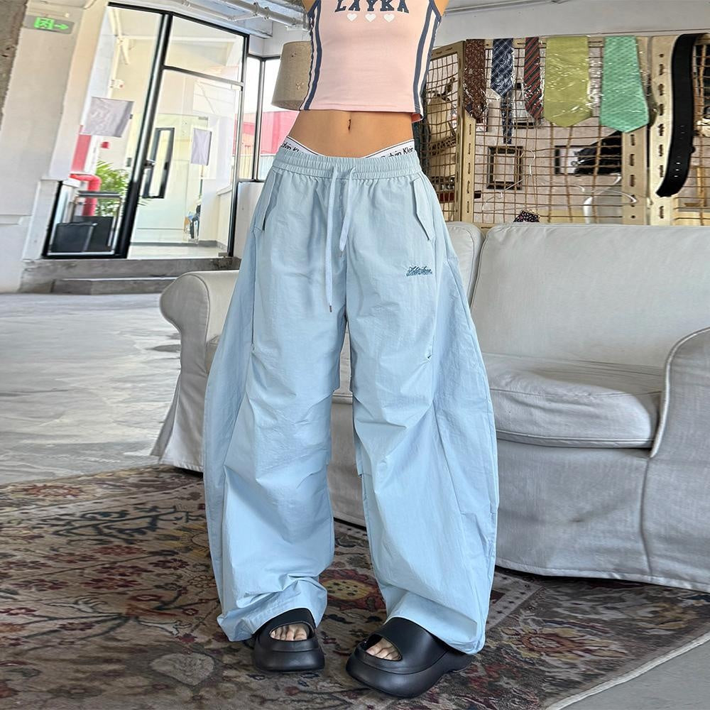 Bent Knife Parachute Pants Loose Street Dance Jazz Dance Sports Casual Pants