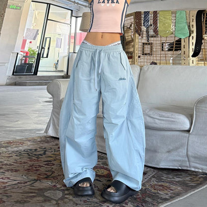 Bent Knife Parachute Pants Loose Street Dance Jazz Dance Sports Casual Pants