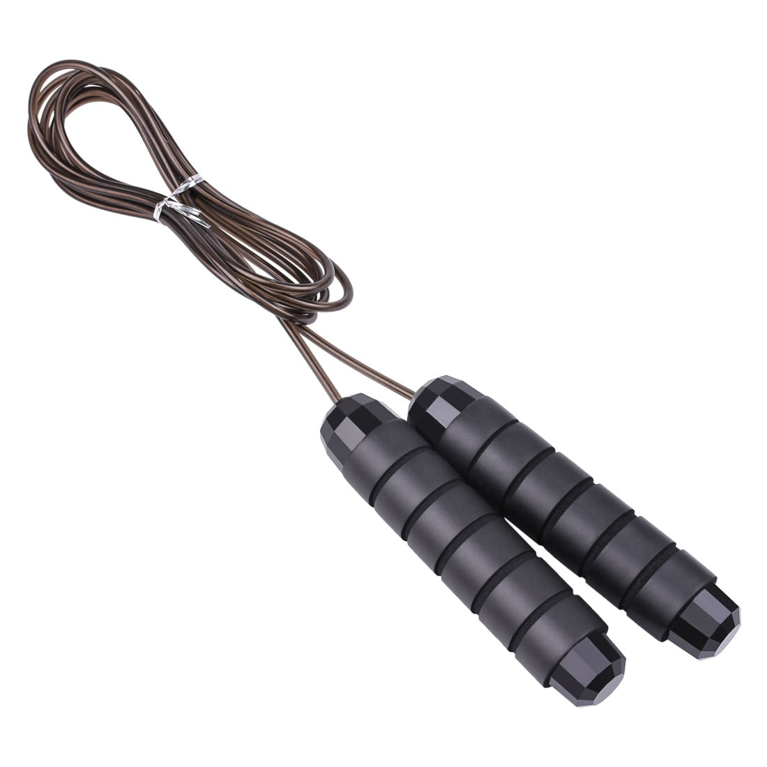 Jump Rope Tangle-Free Rapid Speed Jumping Rope Cable with Ball Bearings Steel Skipping Rope Gym Fitness Home Exercise Slim Body - GabyFit Goods