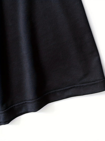 Sun & Mountain Print Men's Round Neck Short Sleeve Tee Fashion Regular Fit T-Shirt Top For Spring Summer Holiday Leisure Vacation