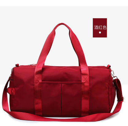 Sport Fitness Gym Bag with Shoes Compartment Travel Overnight Shoulder Weekender Duffel Bag