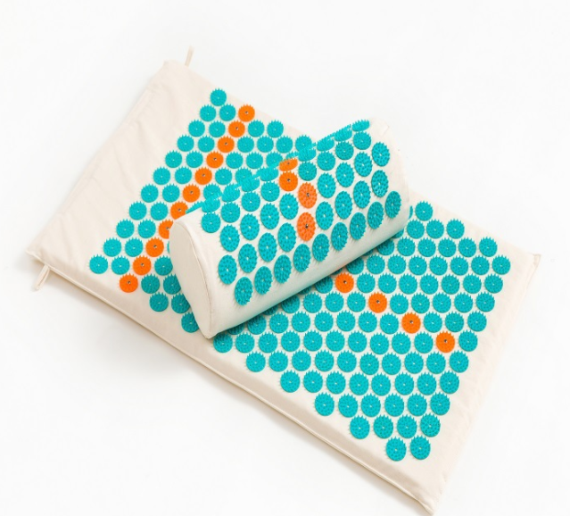 Lotus Spike Acupressure Mat massage mat Yoga mats pillow with bag Acupuncture Pillow - GabyFit Goods