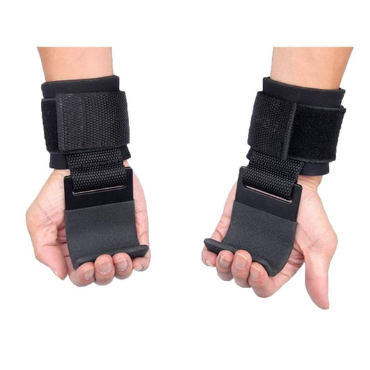 2Pcs Weight Lifting-Hook Hand-Bar Wrist Straps Glove Weightlifting Strength Training Gym Fitness Hook Weight Lifting Gloves - GabyFit Goods