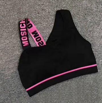 New Letter Cut Out Sports Bra Women Fitness Yoga Push up  Gym Padded Sports Top Athletic Sexy  Workout Running Clothing P165 - GabyFit Goods