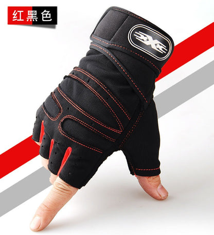 Weight-Lifting Half-Finger Gloves Men's Sports Fitness Equipment Outdoor Cycling Gloves