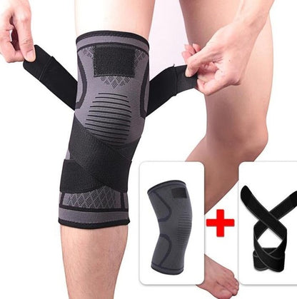 1PC New Band Removable Pressurized Knee Pads Braces Knee Support Crossfit Fitness Running Sports Knee Protector Knee Sleeve - GabyFit Goods