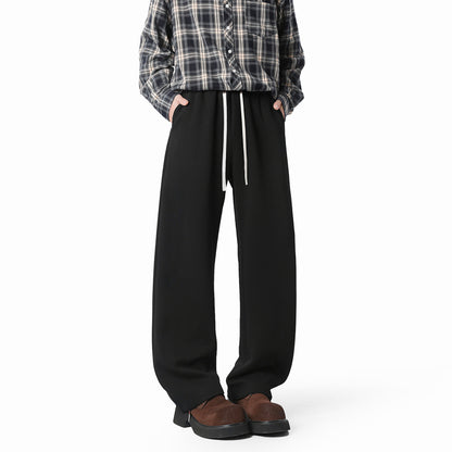 Men's Loose Japanese Sports Straight Casual Trousers