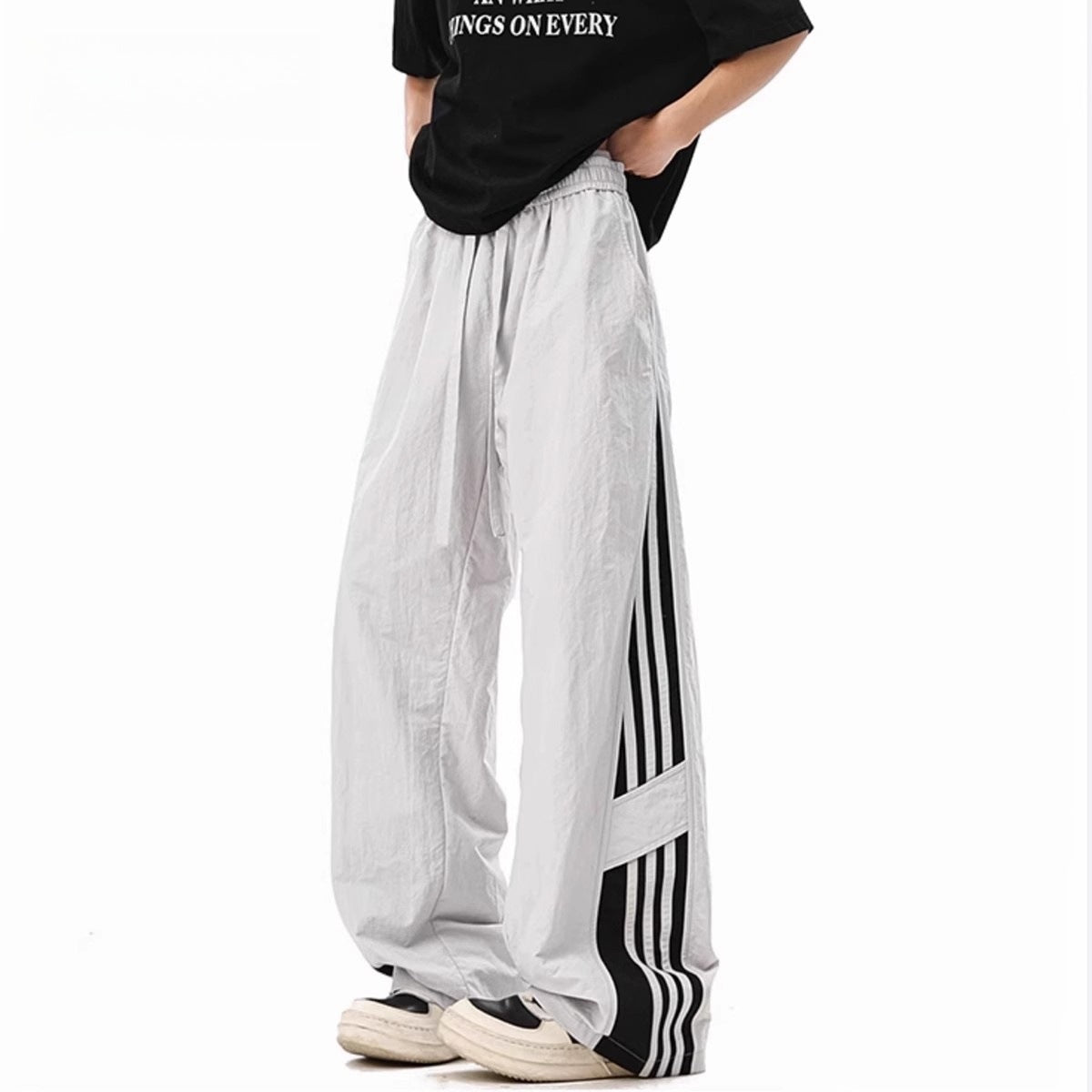 Summer thin cool sports loose wide leg pants