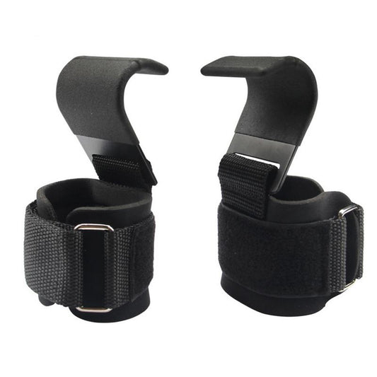 2Pcs Weight Lifting-Hook Hand-Bar Wrist Straps Glove Weightlifting Strength Training Gym Fitness Hook Weight Lifting Gloves - GabyFit Goods