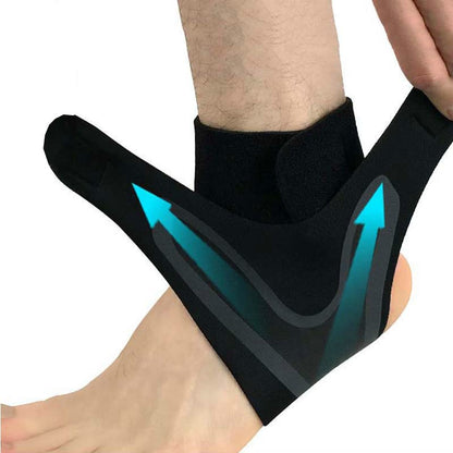 1 PCS Ankle Support Brace,Elasticity Free Adjustment Protection Foot Bandage,Sprain Prevention Sport Fitness Guard Band - GabyFit Goods