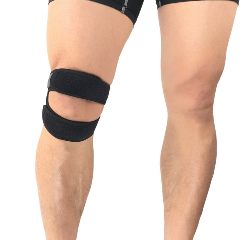 1pcs Knee protector Pad Nylon Neoprene Adjustable Breathable Patella Knee Sport Strap Knee Pads Protector