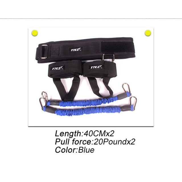 TTCZ Fitness Bounce Trainer Rope Resistance Band  Basketball Tennis Running Jump Leg Strength Agility Training Strap  equipment - GabyFit Goods