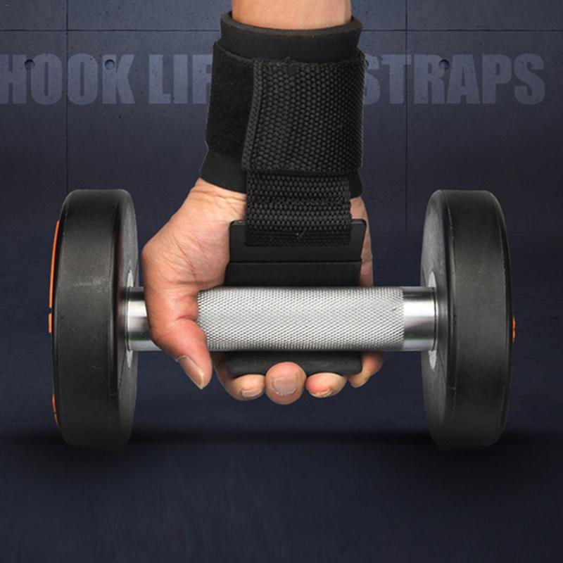 2Pcs Weight Lifting-Hook Hand-Bar Wrist Straps Glove Weightlifting Strength Training Gym Fitness Hook Weight Lifting Gloves - GabyFit Goods
