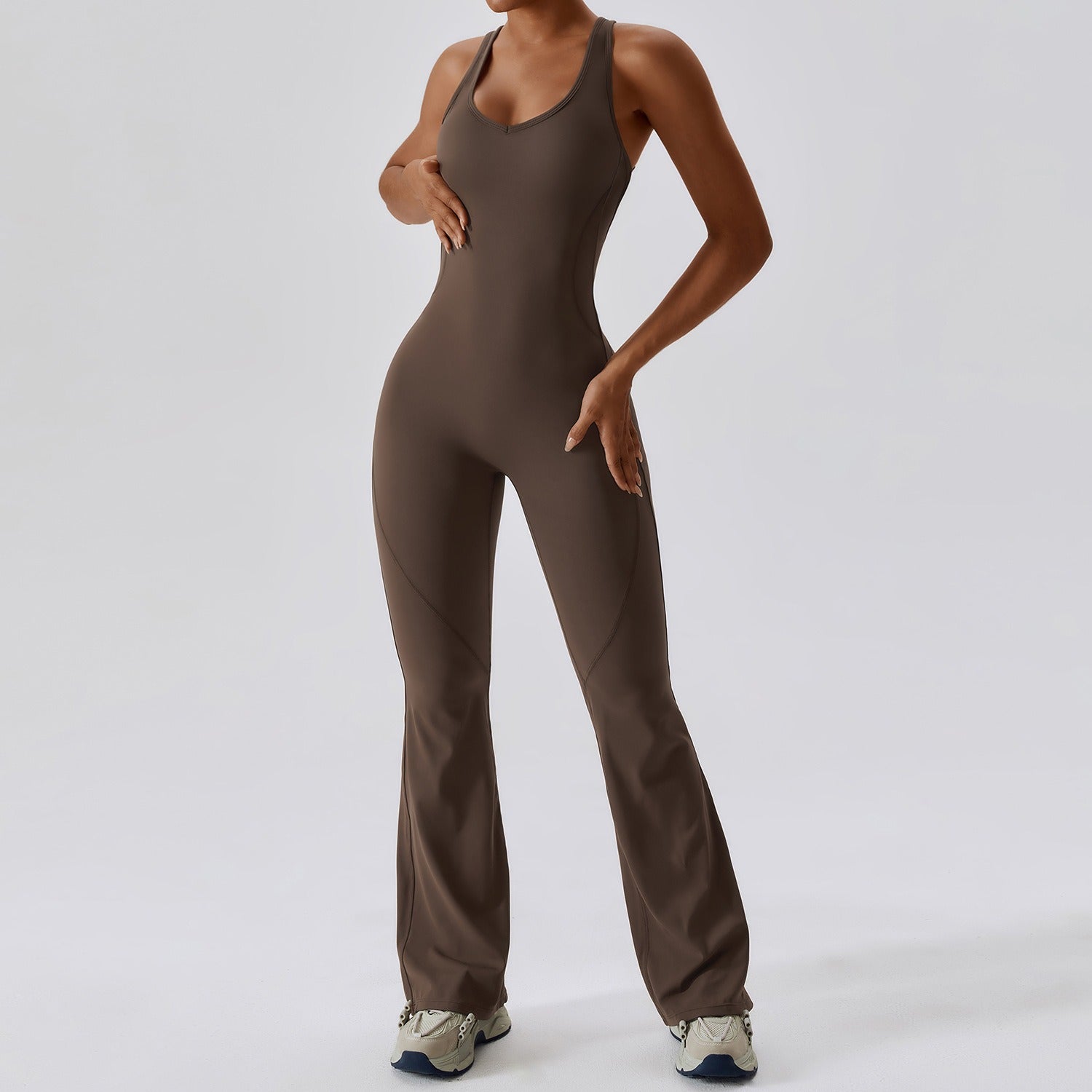 Quick drying and tight fitting yoga suit dance sports and fitness suit lifting buttocks and tightening abdomen and micro pull - GabyFit Goods