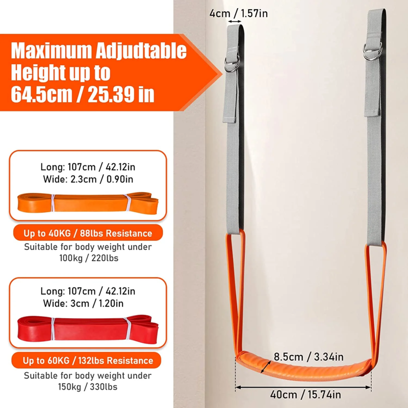 Pull Up Assistance Bands Set Resistance Strap for Pull Up Assist for Men Women Hanging Training Chin-up Workout Body Stretching - GabyFit Goods