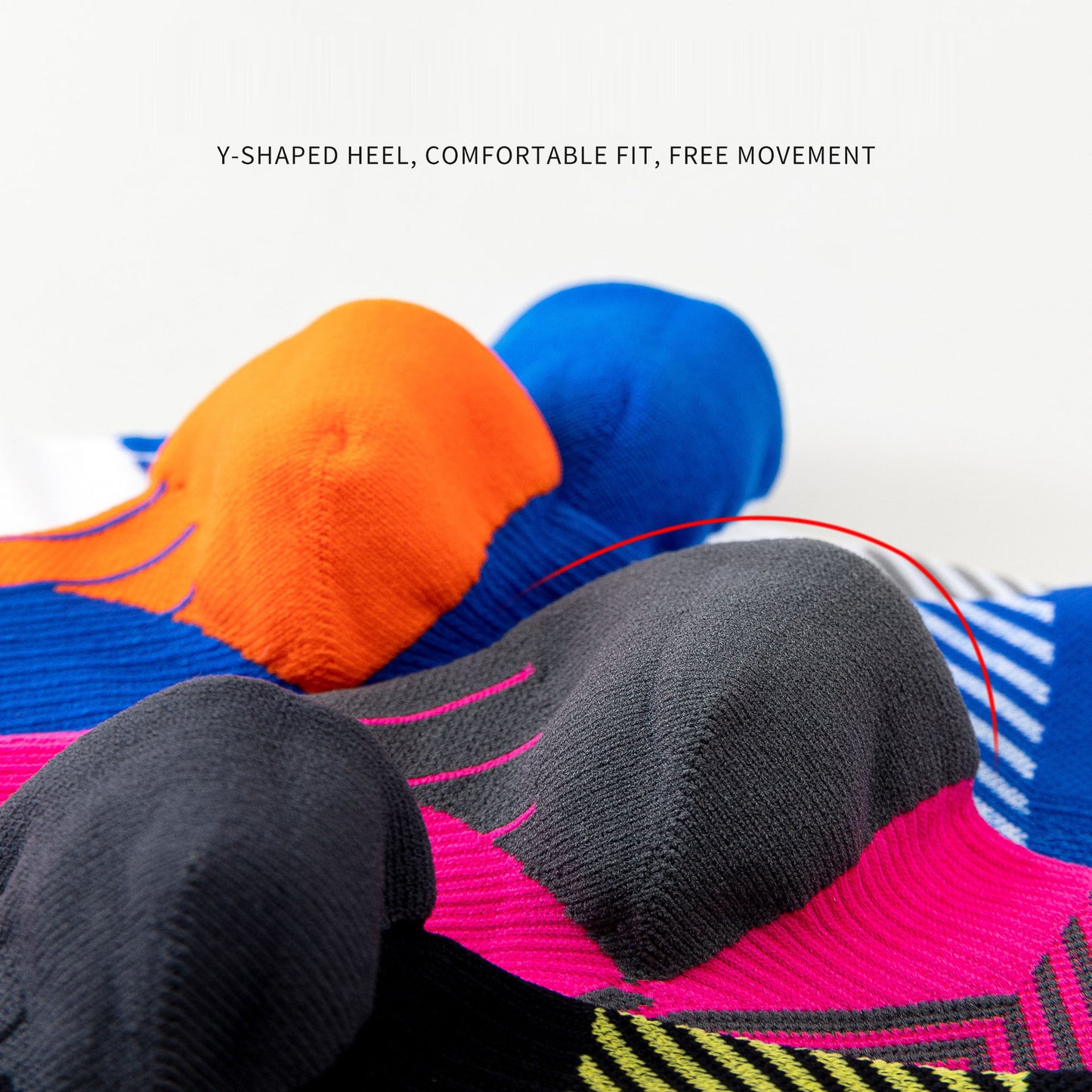 Sports pressure socks for men and women, comfortable for sports, compression socks with a pressure of