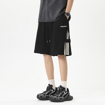 Men's Summer Thin Outdoor Sports Shorts Loose Casual Mid-Length Pants