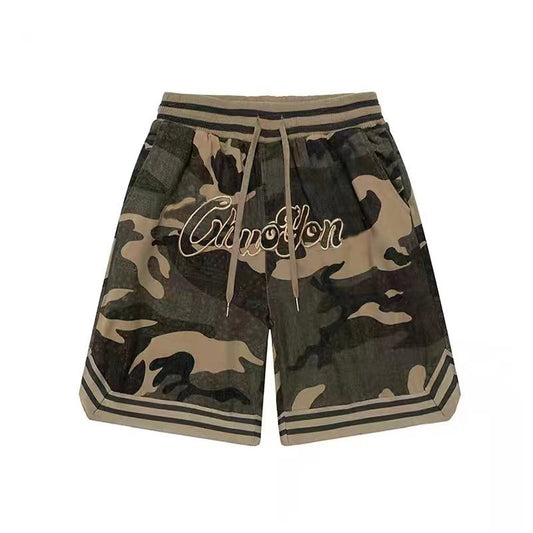 Loose five point casual basketball sports pants