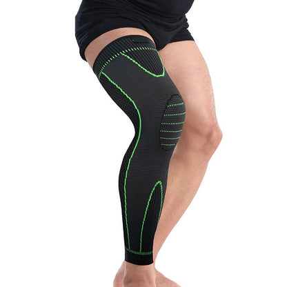 1PCS Mumian S33 Classic Black And Green Knitted Thermal Lengthen Sports Kneecaps - GabyFit Goods