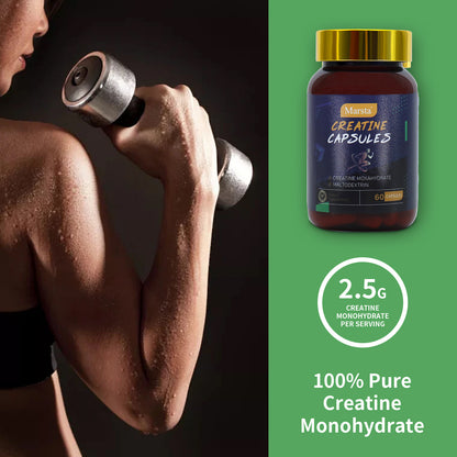 Creatine monohydrate capsules - GabyFit Goods