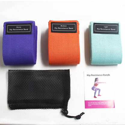 Body shaping squat hip circle yoga fitness tension belt resistance belt stretch belt - GabyFit Goods