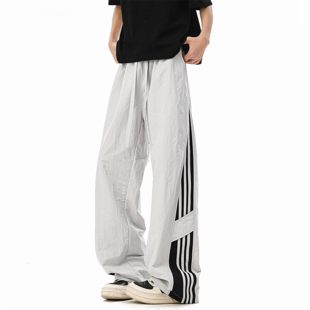 Summer thin cool sports loose wide leg pants
