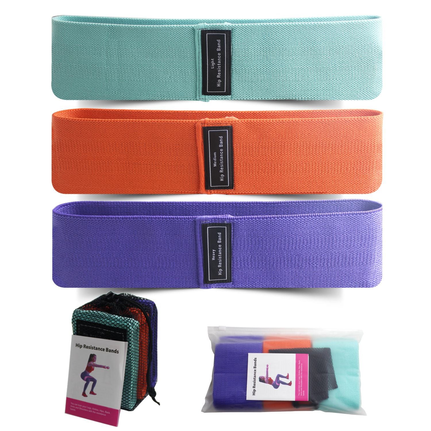 Body shaping squat hip circle yoga fitness tension belt resistance belt stretch belt - GabyFit Goods